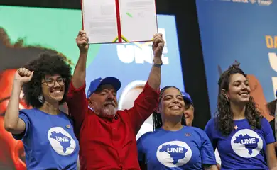 Goiânia (GO), 17/07/2025 - Presidente da República, Luiz Inácio Lula da Silva, partipa do 60 CONUNE - Congresso da União Nacional dos Estudantes, realizado na UFG. Foto: Bruno Peres/Agência Brasil
