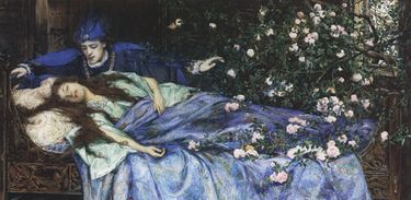A Bela Adormecida - quadro de Henry Meynell Rheam