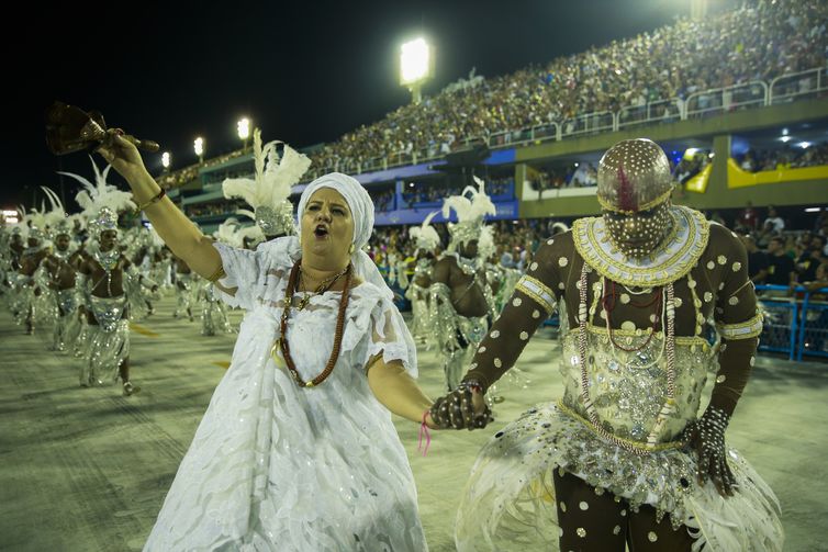  Desfile da Salgueiro, quinto lugar no carnaval do Rio de Janeiro. 