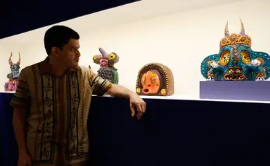 Rio de Janeiro (RJ), 12/07/2025 – Exposição Ratinho e seus Monstros de Barro, do artista Rafael Costa Pereira, o Ratinho, natural de Caruaru(PE), no Museu do Pontal. Foto: Fernando Frazão/Agência Brasil