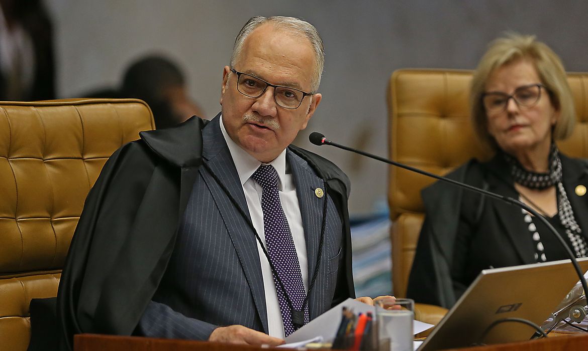 Brasília - O ministro do Supremo Tribunal Federal Edson Fachin durante julgamento do pedido de habeas corpus do ex-presidente Lula (José Cruzr/Agência Brasil)