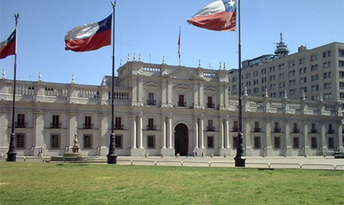 Palácio La Moneda, sede do governo do Chile