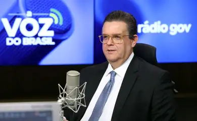 Brasília (DF), 12/05/2025 - Wolney Queiroz, ministro da Previdência Social, participa do programa A Voz do Brasil. Foto: Valter Campanato/Agência Brasil