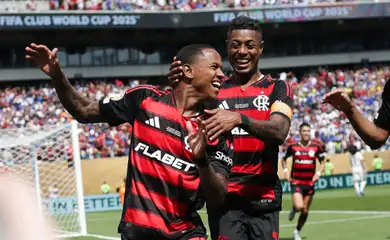 EUA- 20/06/2025 - Flamengo vira sobre o Chelsea pela Copa do Mundo de Clubes da Fifa. FOTO  Gilvan de Souza/Flamengo