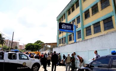 Escola Municipal Tasso da Silveira, em Realengo; Foto/Shana Reis 