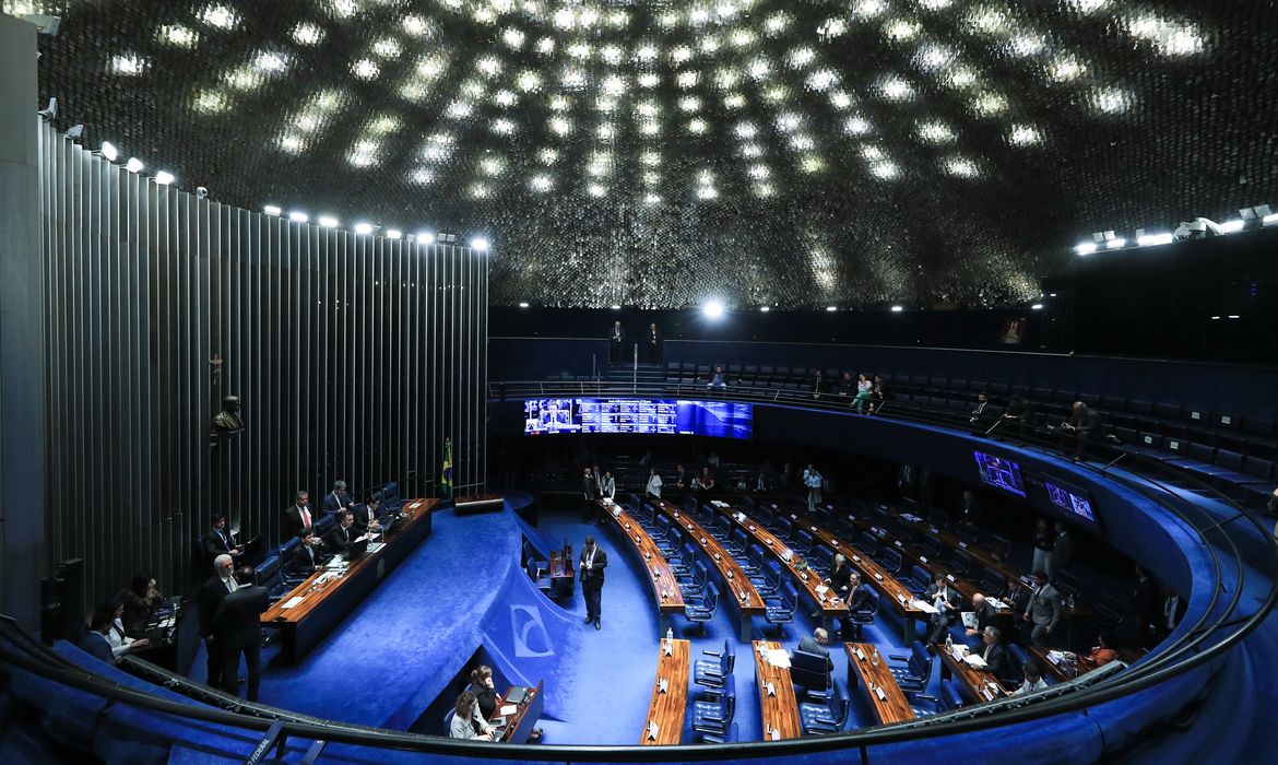 Brasília (DF) 12/07/2023 Senador Rodrigo Pacheco durante Sessão do Senado que votou MPs e Projetos de lei. Foto Lula Marques/ Agência Brasil.