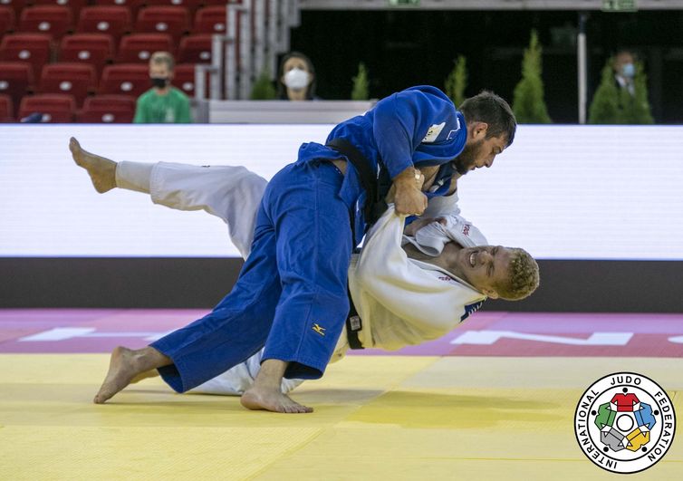 Gabriela Sabau/IJF/CBJ/Direitos Reservados Rafael Buzacarini - judô - seleção Brasileira - Grand Slam de Budapeste - 2020