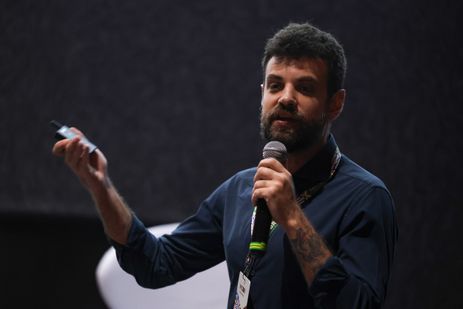 Fortaleza (CE), 05/12/2025 – O diretor de pesquisas do Instituto Nexus, André Jácomo durante divulgação de pesquisa sobre hábitos culturais, no Mercado das Indústrias Criativas do Brasil (MICBR+Ibero-América), no Centro Dragão do Mar de Arte e Cultura, em Fortaleza (CE). Foto: Tomaz Silva/Agência Brasil