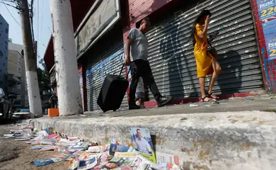 São Paulo (SP) 06/10/2024 - Movimentação de eleitores na 1ª Zona Eleitoral no bairro da  Bela Vista,  EMEF Celson Leite Ribeiro Filho. Foto Paulo Pinto/Agencia Brasil