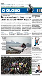 Capa do Jornal O Globo Edição 2024-07-11