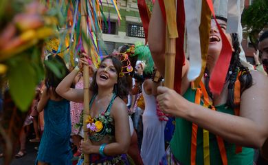 Rio de Janeiro - Bloco Cordão do Boitatá anima foliões no pré-carnaval carioca (Tomaz Silva/Agência Brasil)