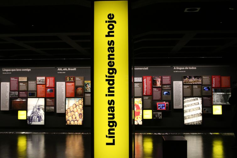 Rovena Rosa/Agência Brasil Reinauguração do Museu da Língua Portuguesa, reconstruído após incêndio de 2015, na Praça da Luz.