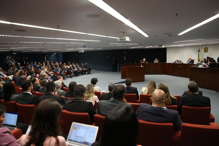 Brasília - A Primeira Turma do Supremo Tribunal Federal (STF) se reúne, para julgar o inquérito  em que o senador Aécio Neves é acusado de corrupção passiva e obstrução de Justiça