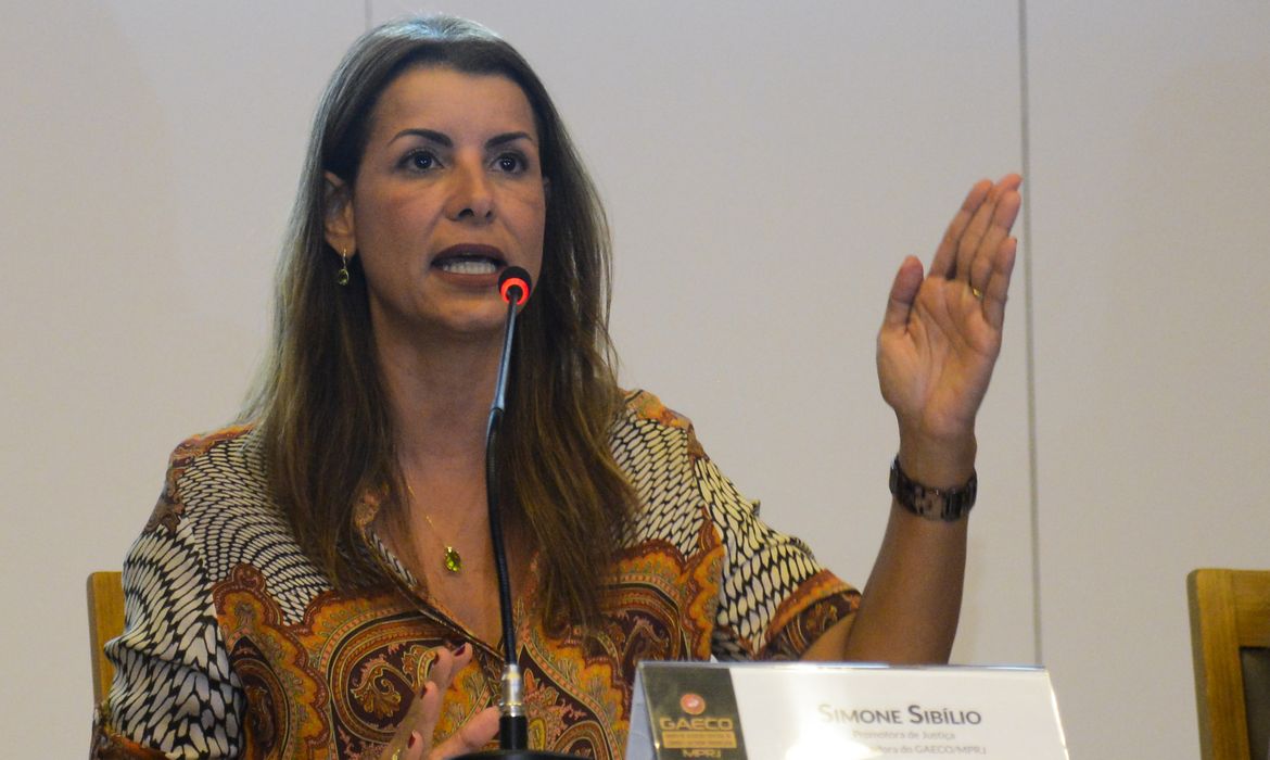  A promotora de Justiça do Ministério Público do Estado do Rio de Janeiro, Simone Sibílio dá informações sobre a investigação do assassinato de Marielle Franco e Anderson Gomes. 