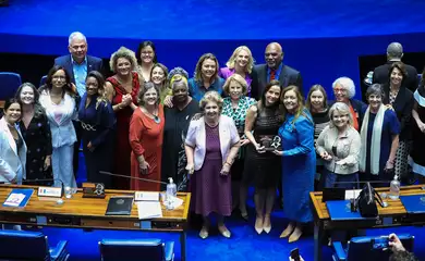 Brasília (DF), 27/03/2025  - Sessão de premiações e condecorações com o diploma Mulher- Cidadã Bertha Lutz. Foto: Lula Marques/Agência Brasil