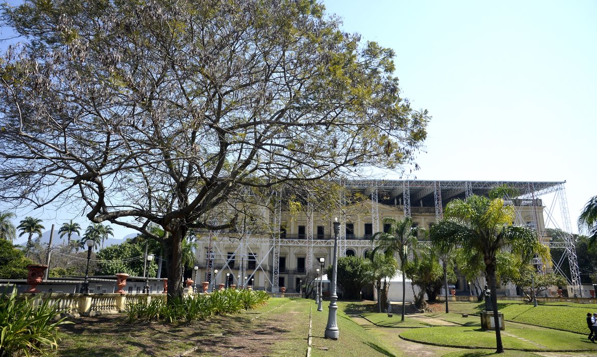  Museu Nacional na Quinta da Boa Vista, zona norte da cidade