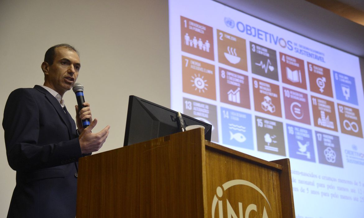 O pesquisador do Instituto Nacional de Câncer (Inca), André Szklo, no lançamento do estudo inédito 