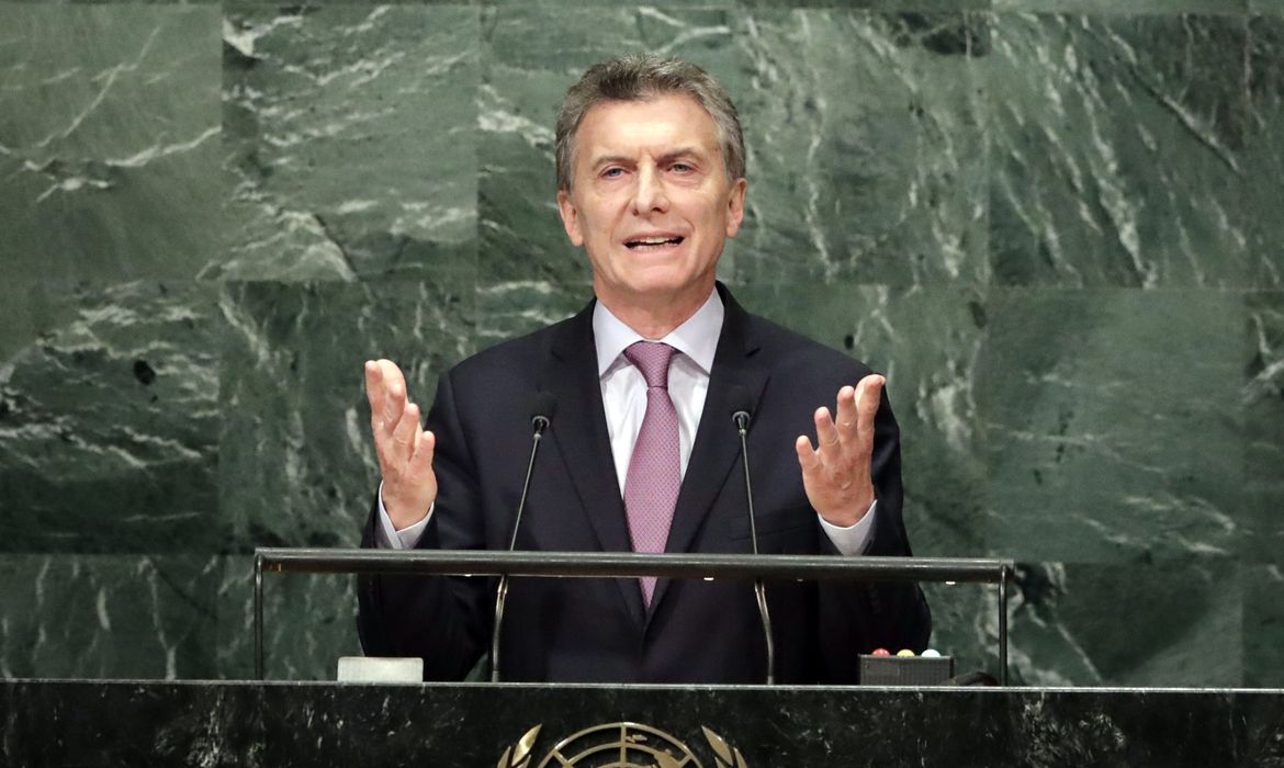 Presidente Maurício Macri fala na Assembleia Geral da ONU