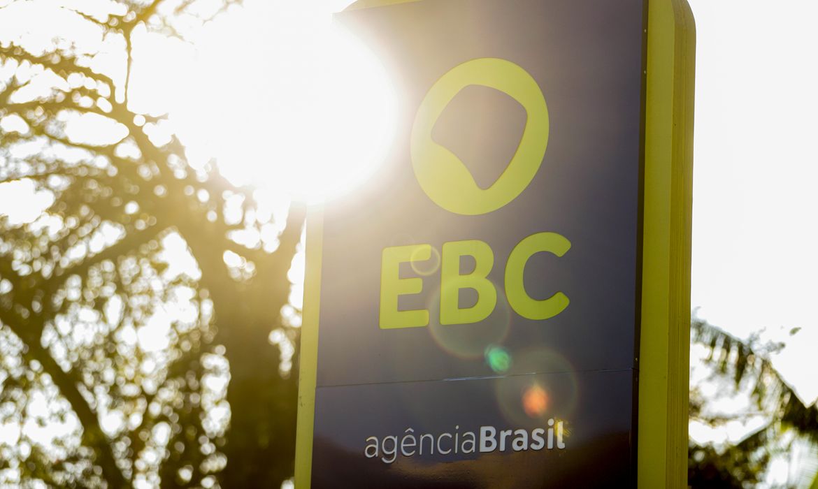 Brasília (DF), 09/05/2025 - Totem da Empresa Brasil de Comunicação (EBC).
Foto: Joédson Alves/Agência Brasil