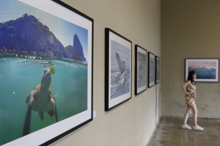 Exposição fotográfica Cores e formas da esperança, do Projeto Ilhas do Rio, em homenagem ao Monumento Natural das Ilhas Cagarras e seu entorno natural, no Forte de Copacabana.