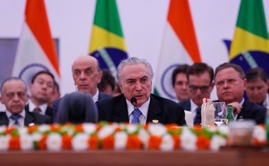 Goa (Índia) -  O presidente Michel Temer disse que o Brasil começa a entrar nos trilhos em reunião de cúpula do Brics (Beto Barata/PR)