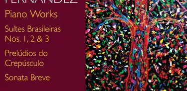 Capa do CD com obras de Lorenzo Fernandez interpretadas por Clélia Iruzun
