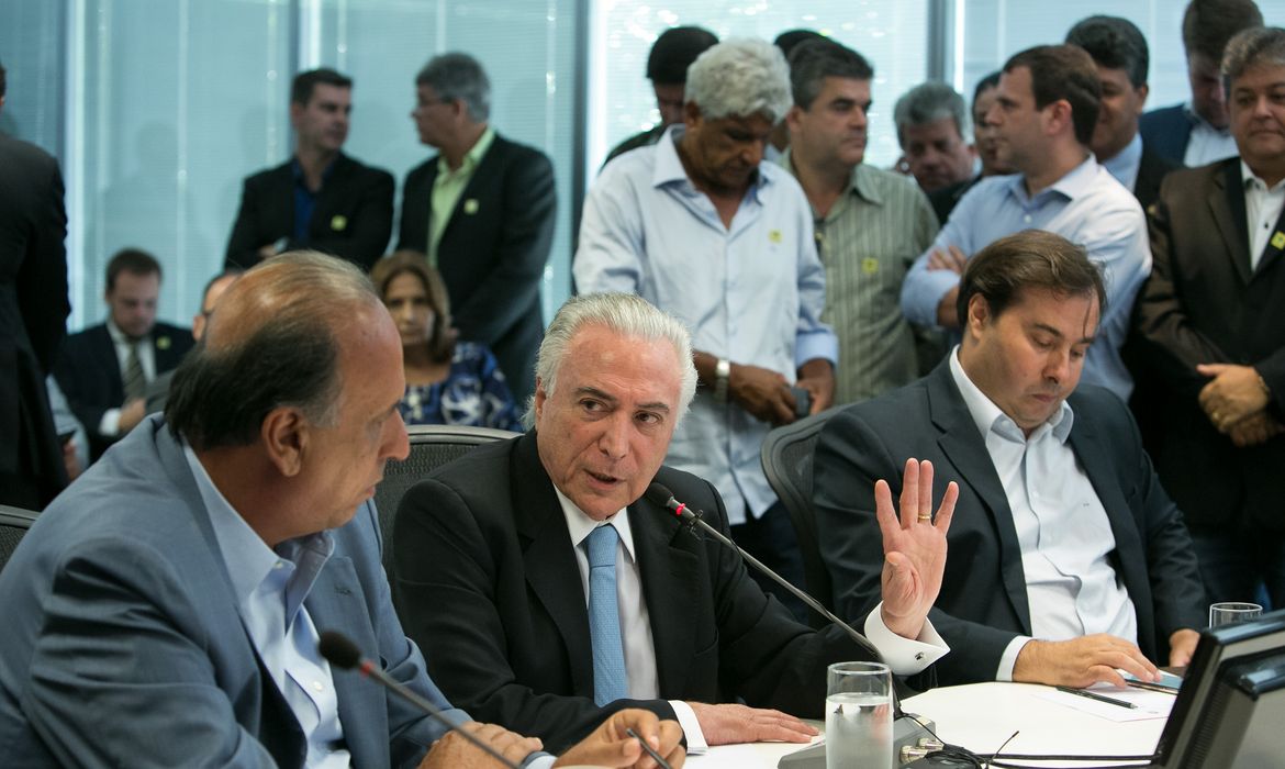 Rio de Janeiro - Presidente da República, Michel Temer,participa de  Reunião de trabalho sobre segurança ( Alan Santos/PR )