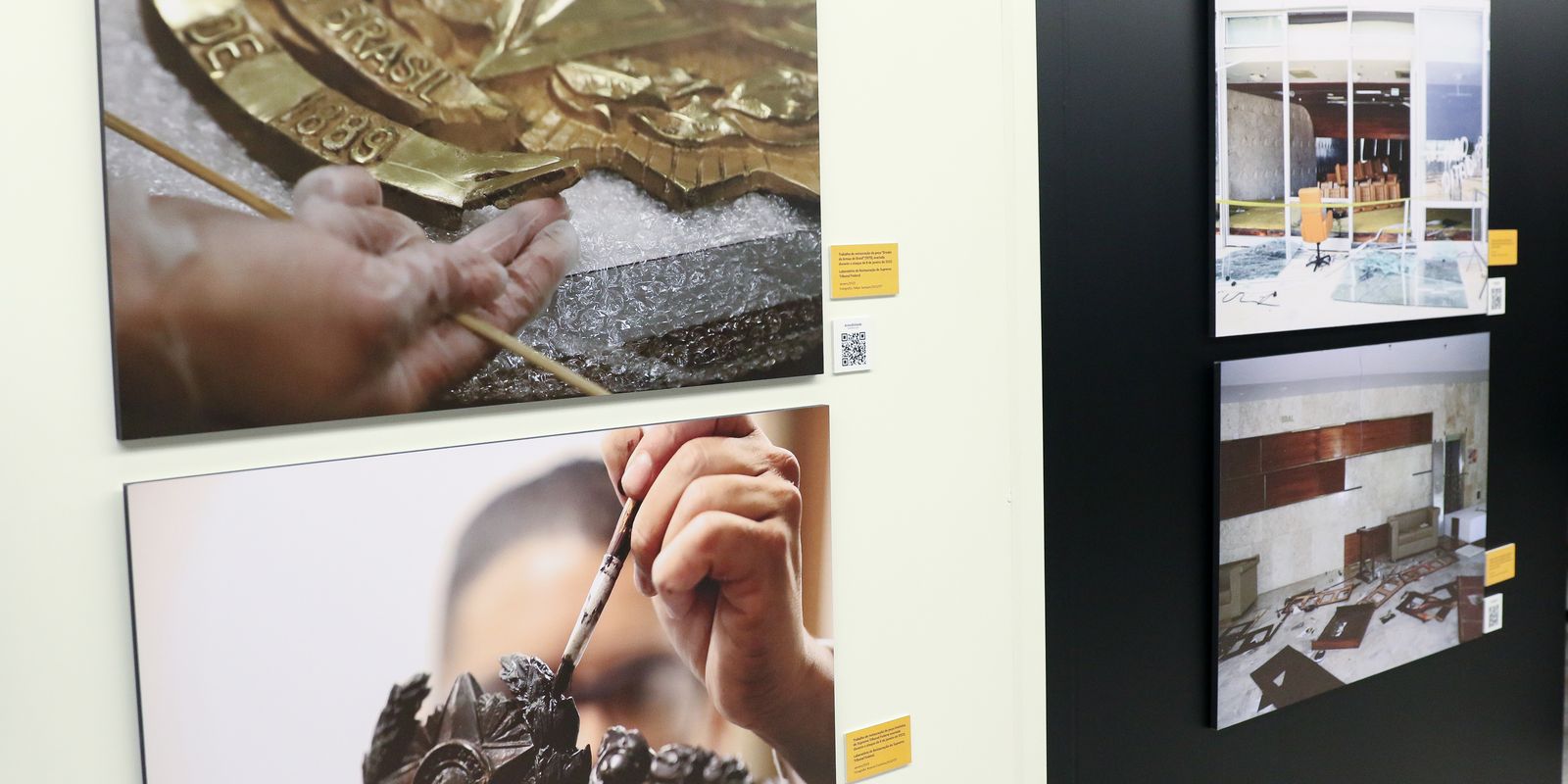 STF abre mostra nesta terça sobre reconstrução após 8 de Janeiro 6 STF abre mostra nesta terça sobre reconstrução após 8 de Janeiro
