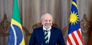 Lula em visita à Malásia, no sudeste asiático