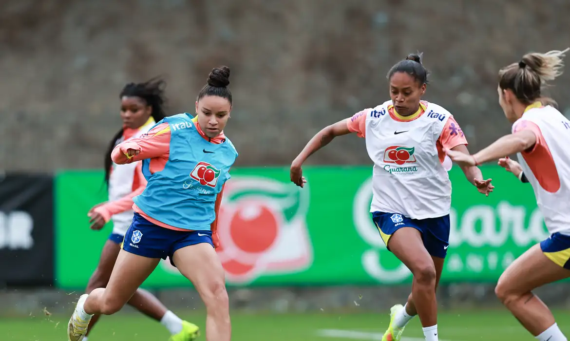 seleção feminina, treino
