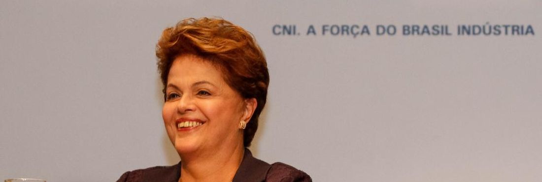 A presidenta Dilma Rousseff participa de sabatina promovida hoje (30) pela Confederação Nacional da Indústria (CNI), em Brasília