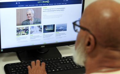 Brasília (DF), 23/09/2024 - Novo site da Agência Brasil. Foto: Bruno Peres/Agência Brasil