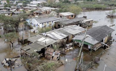 Porto Alegre (RS), 20/06/2024 - Locais alagados pela enchente no município de Eldorado do Sul. Foto: Bruno Peres/Agência Brasil