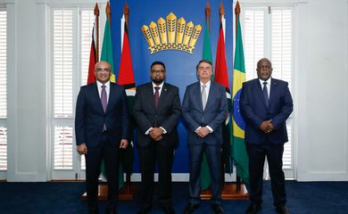 Reunião Bilateral com o Presidente da República Cooperativa da Guiana, Mohamed Irfaan Ali