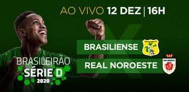 TV Brasil transmite Brasiliense (DF) x Real Noroeste (ES) pela Série D neste sábado (12/12)