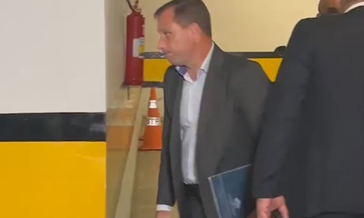 Rio de Janeiro (RJ), 11/11/2024 - Tenente-coronel Mauro Cid presta novo depoimento à PF. Foto: Frame/TV Justiça