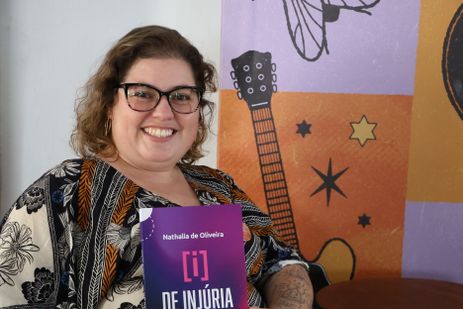 Salvador (BA), 09/08/2024 - A escritora Nathalia de Oliveira participa da mesa Escreva, garota!, na Festa Literária Internacional do Pelourinho - Flipelô. Foto: Rovena Rosa/Agência Brasil