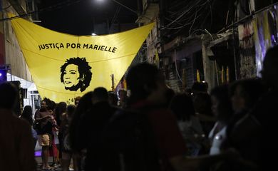 Rio de Janeiro (RJ), 27/07/2023 - Lançamento da fotobiografia que conta a trajetória de Marielle Franco, no Centro de Artes da Maré. Foto: Fernando Frazão/Agência Brasil