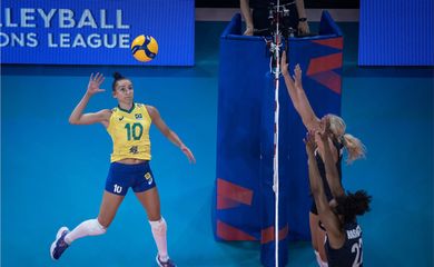 brasil, estados unidos, vôlei, liga das nações