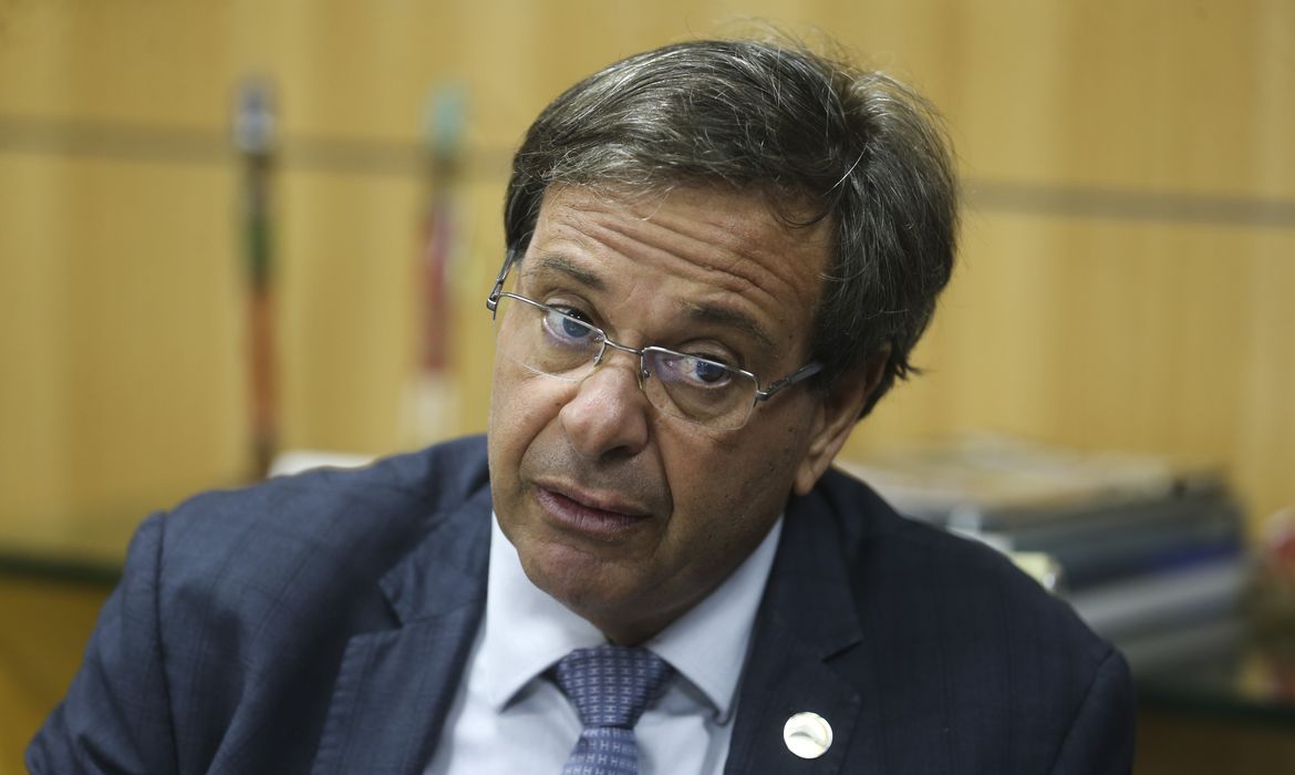O ministro do Turismo, Gilson Machado, faz balanço das atividades da pasta em 2021