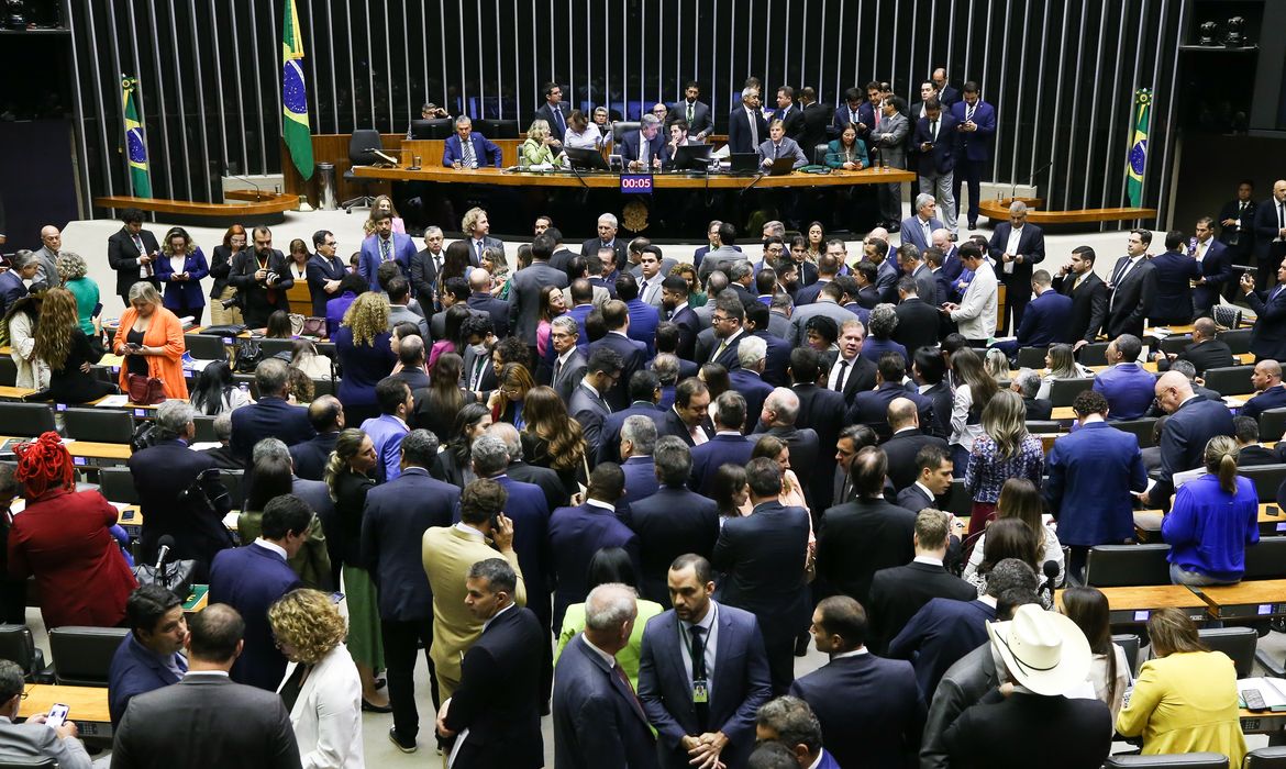 Brasília (DF) 02/05/2023 Sessão da Câmara que tentou votar o PL 2630. Foto Lula Marques/ Agência Brasil.