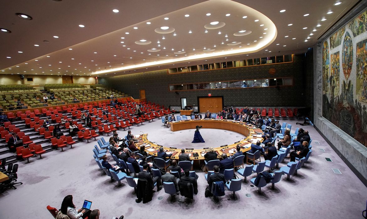 O Conselho de Segurança da ONU em reunião em Nova York. REUTERS/Eduardo Munoz