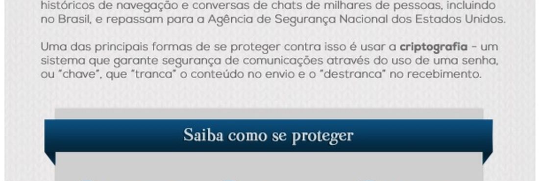Guia de proteção de dados na web produzido pela Agência Pública