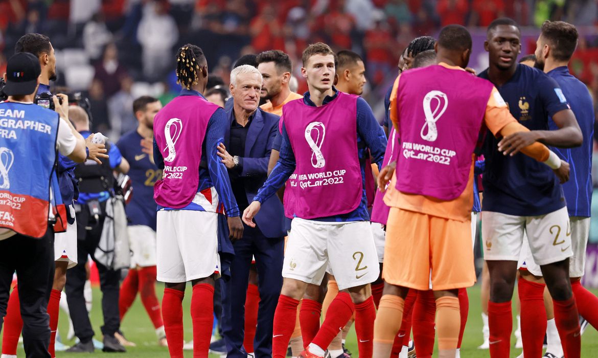 França celebra vitória sobre Marrocos
