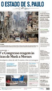 Capa do Jornal O Estado de S. Paulo Edição 2024-04-09