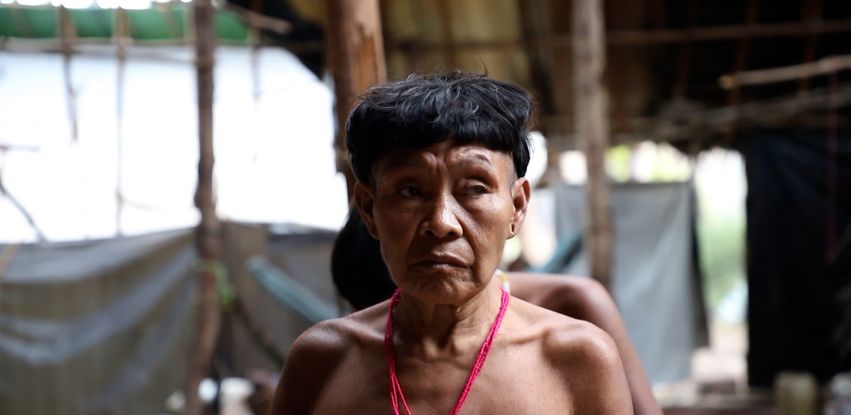Indígena na Terra Indígena Yanomami
