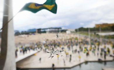 Apoiadores de Bolsonaro invadem prédios em Brasília durante protesto