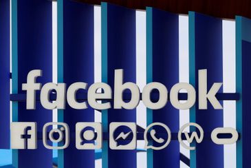 FILE PHOTO: A Facebook panel is seen during the Cannes Lions International Festival of Creativity, in Cannes, France, June 20, 2018.  REUTERS/Eric Gaillard/File Photo