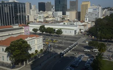  Vista da Avenida Presidente Vargas, região central, a partir do Palácio Duque de Caxias, sede do Comando Militar do Leste.