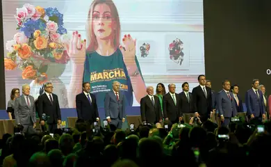 Brasília (DF),  21.05.2024 - Presidente Lula participa da abertura da 25ª Marcha a Brasília em Defesa dos Municípios. Foto: Antonio Cruz/Agência Brasil